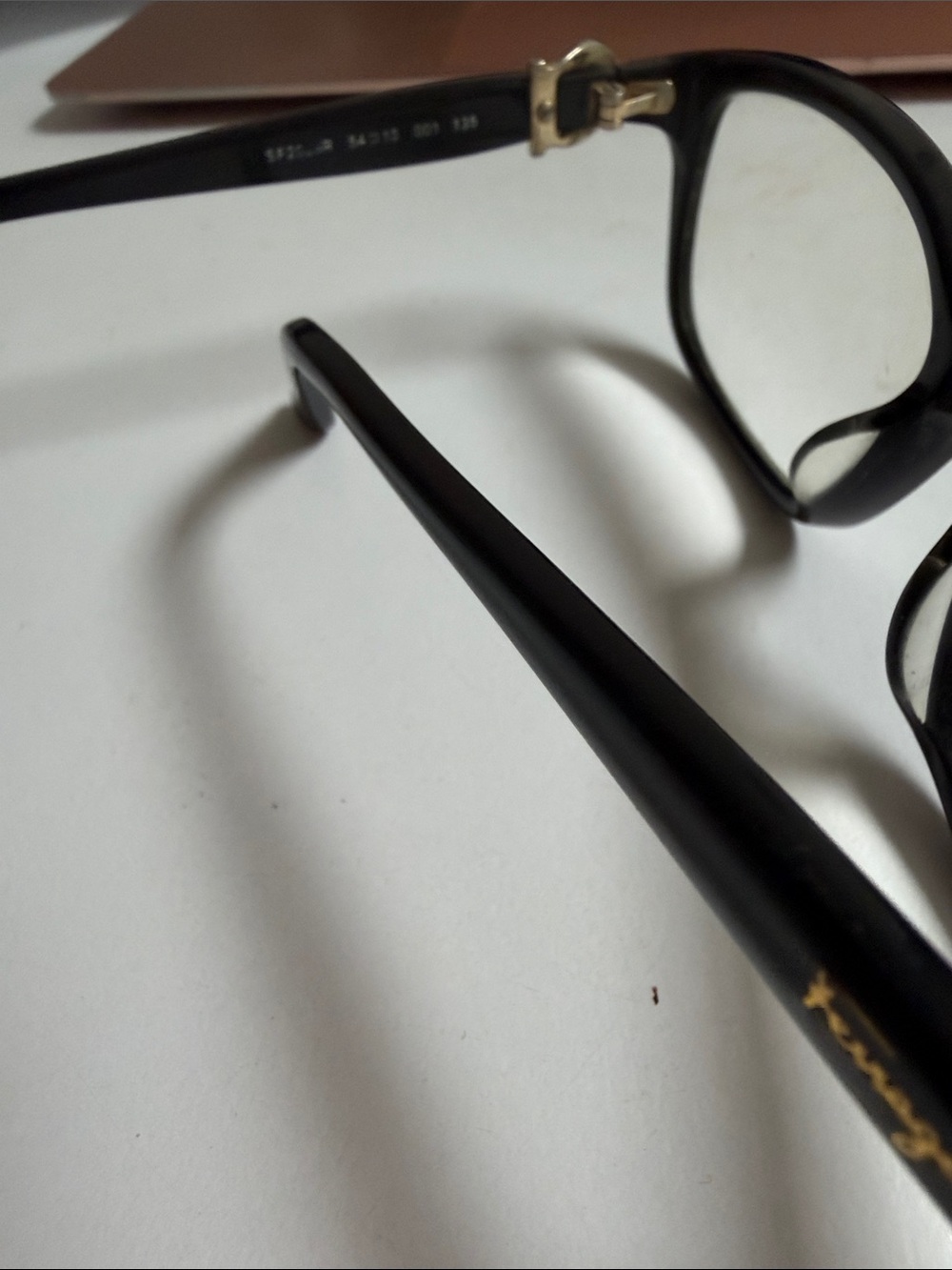 Salvatore Ferragamo Black Rectangular Women's Eyeglass Frames - Picture 3 of 4